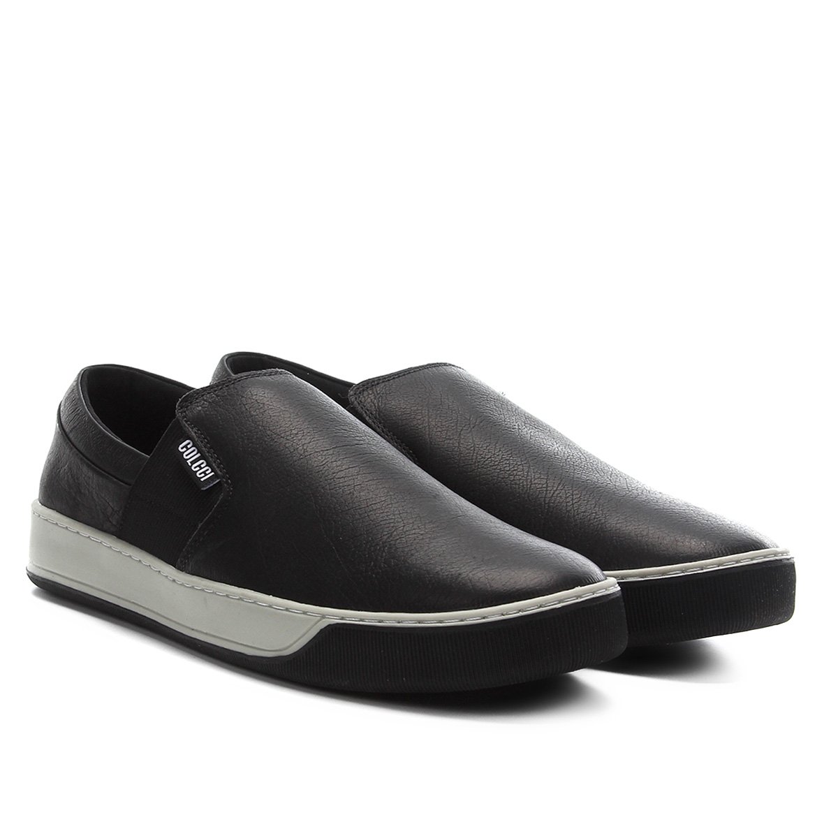 slip on masculino preto