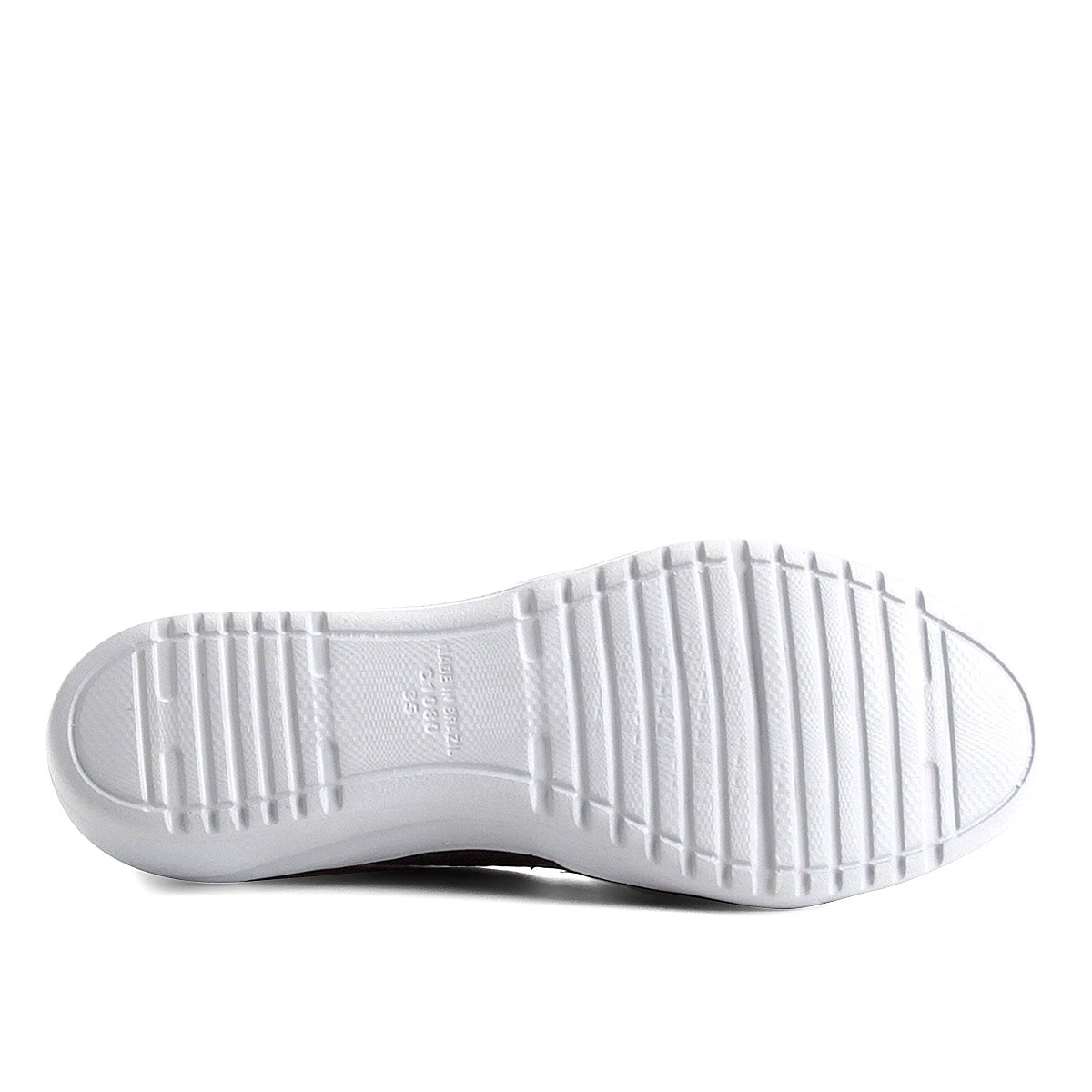 slip on couro kolosh furinhos com zíper lateral feminino