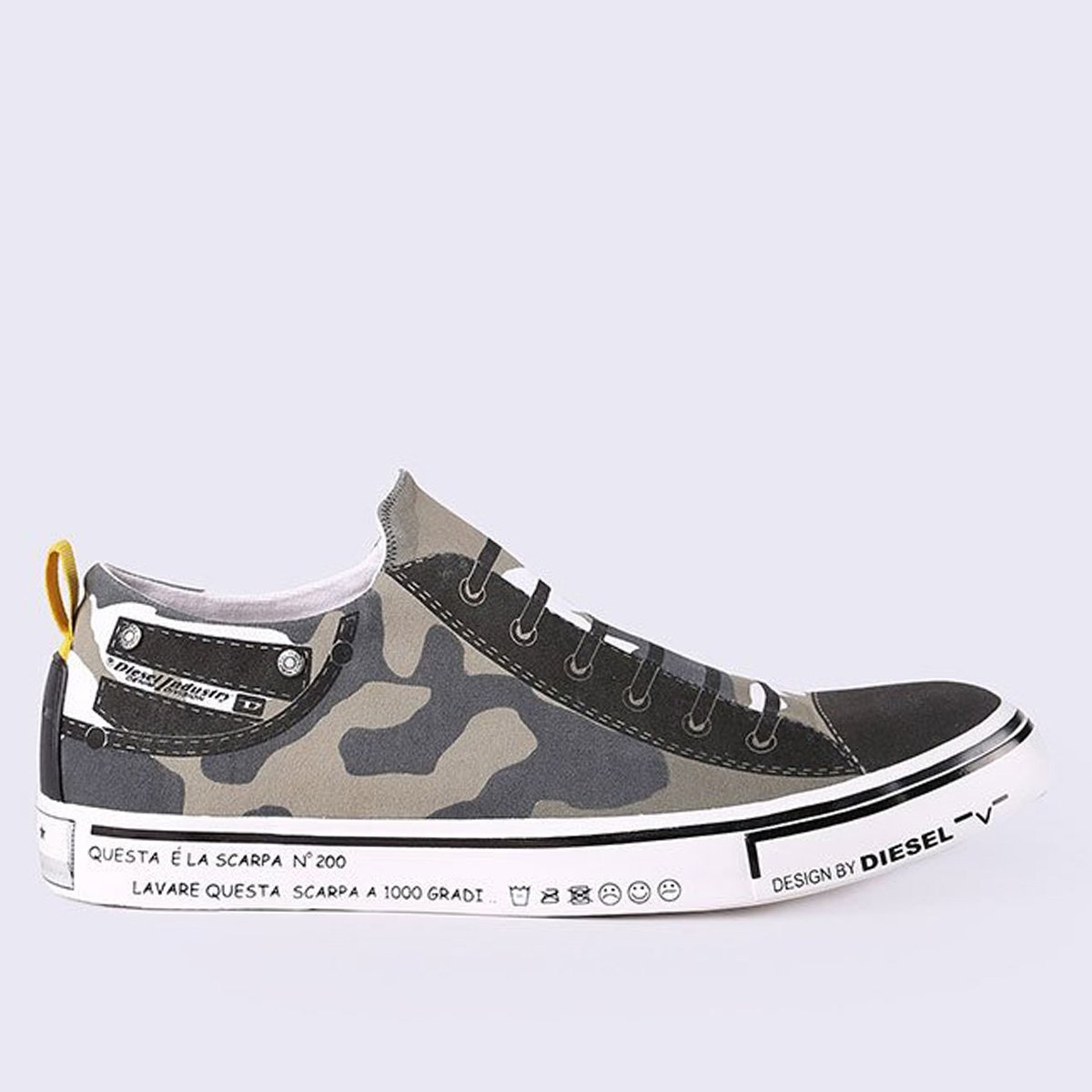 tenis diesel camuflado