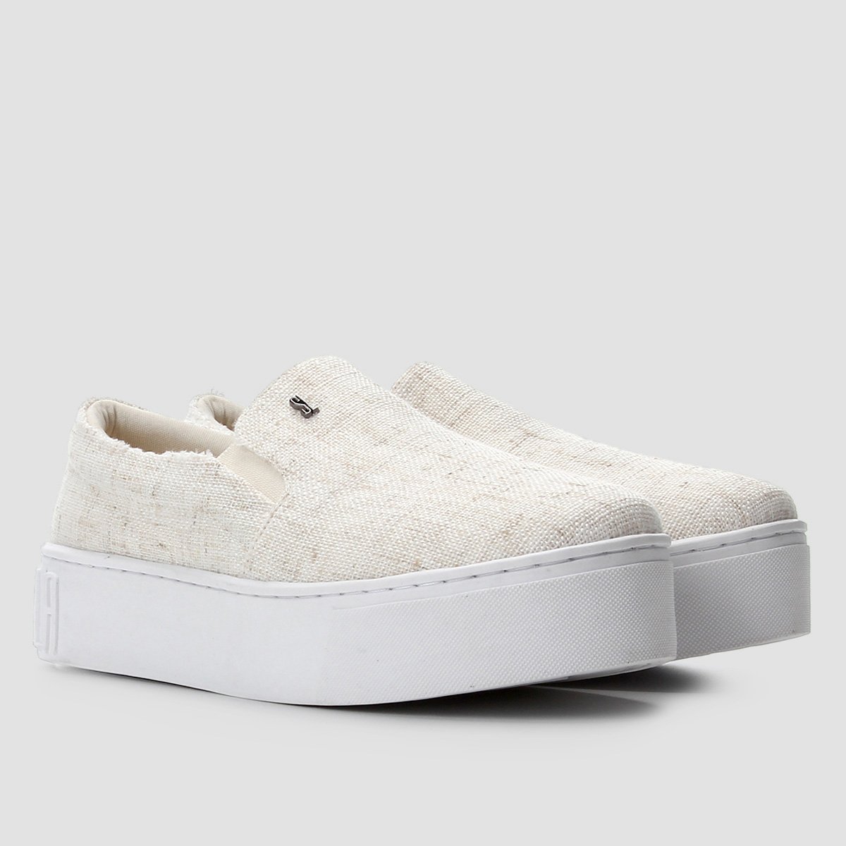 Slip On Flatform Santa Lolla Básico Feminino - Off White é ruim? Slip On Flatform Santa Lolla Básico Feminino - Off White é boa?