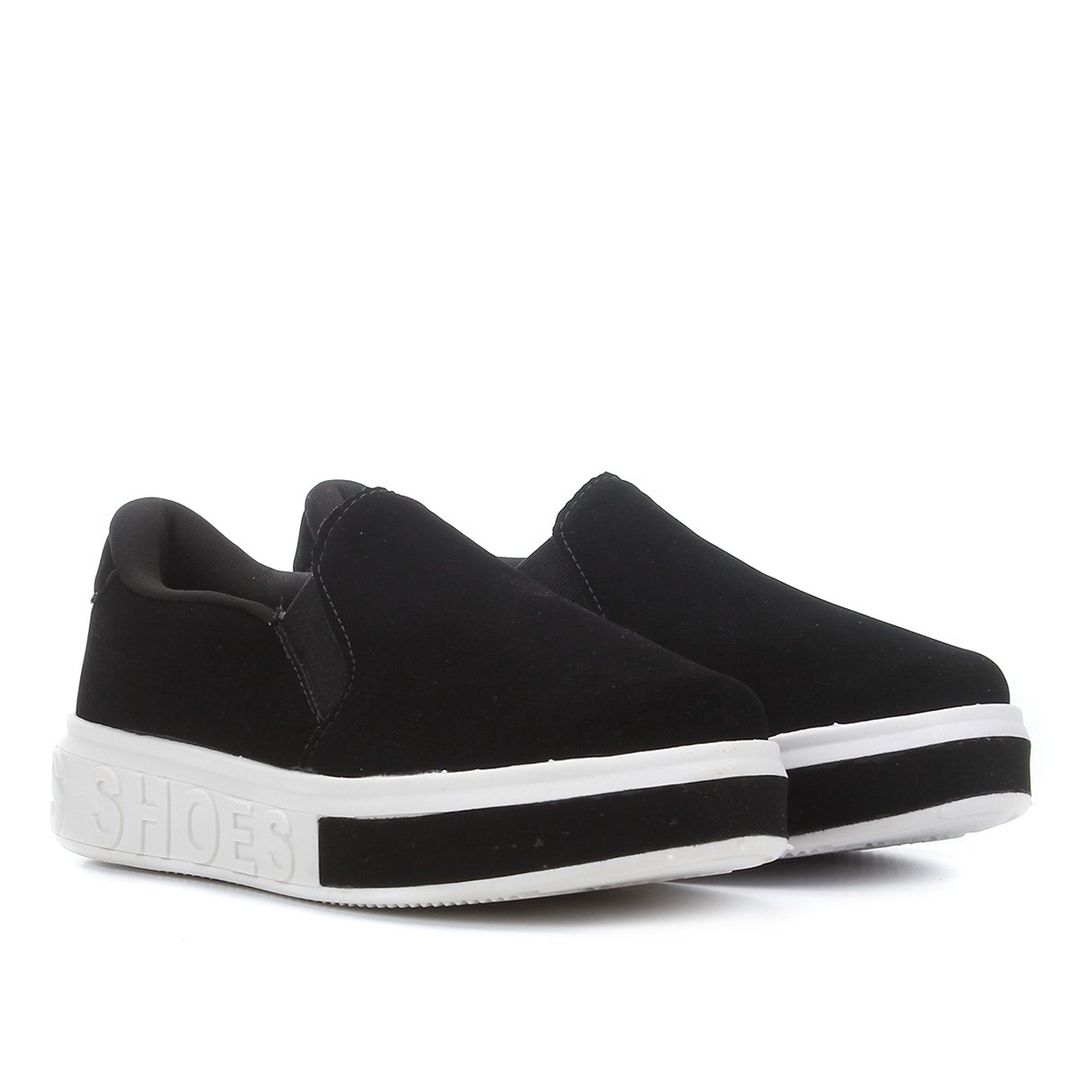 slip on infantil preto
