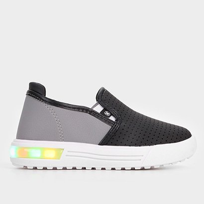 Slip On Infantil Molekinho Led Menino - Masculino