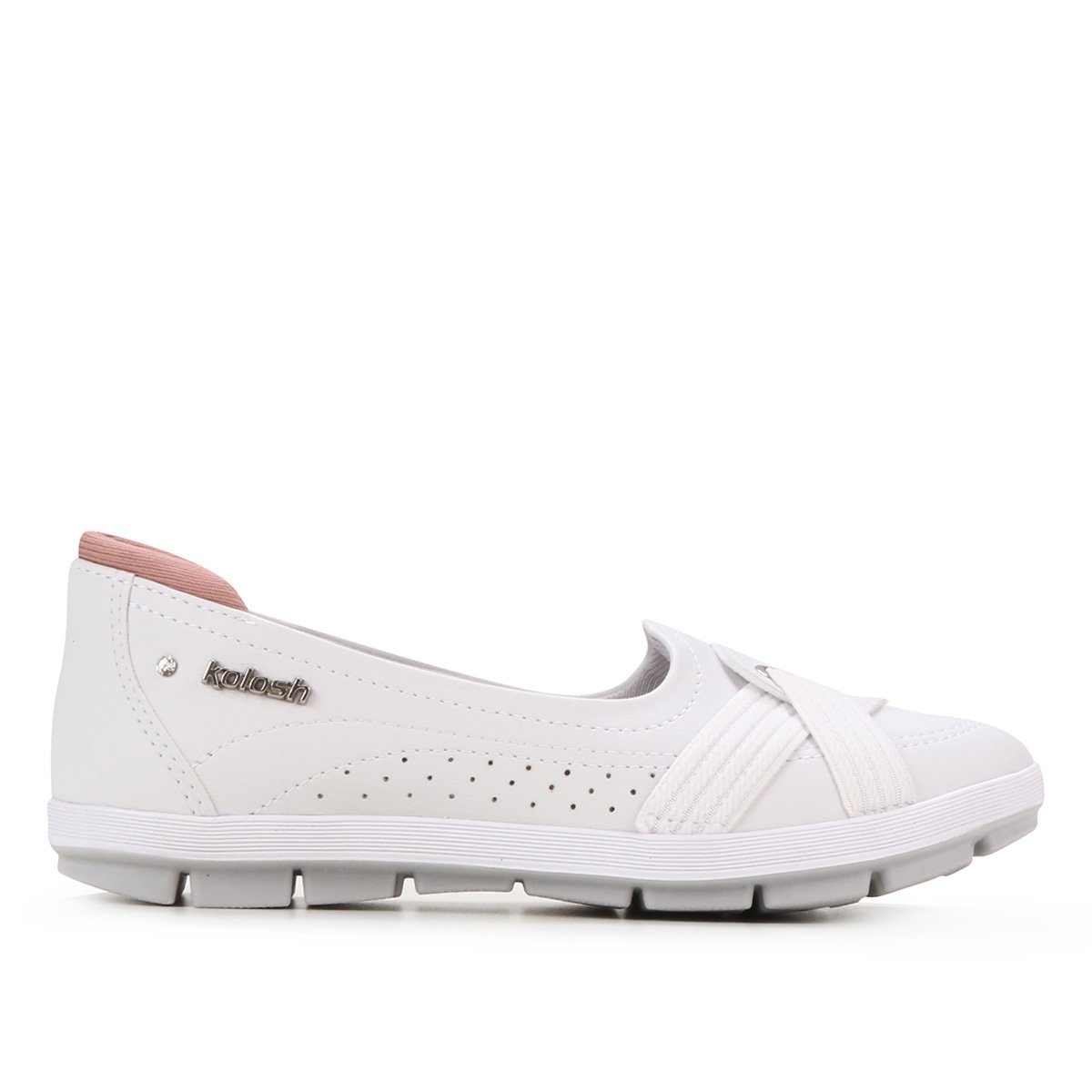 Tênis Kolosh Casual Slip On Branco | Dakota loja online de calçados -  Acesse já! - Tênis Kolosh Casual Slip On Branco | Kolosh