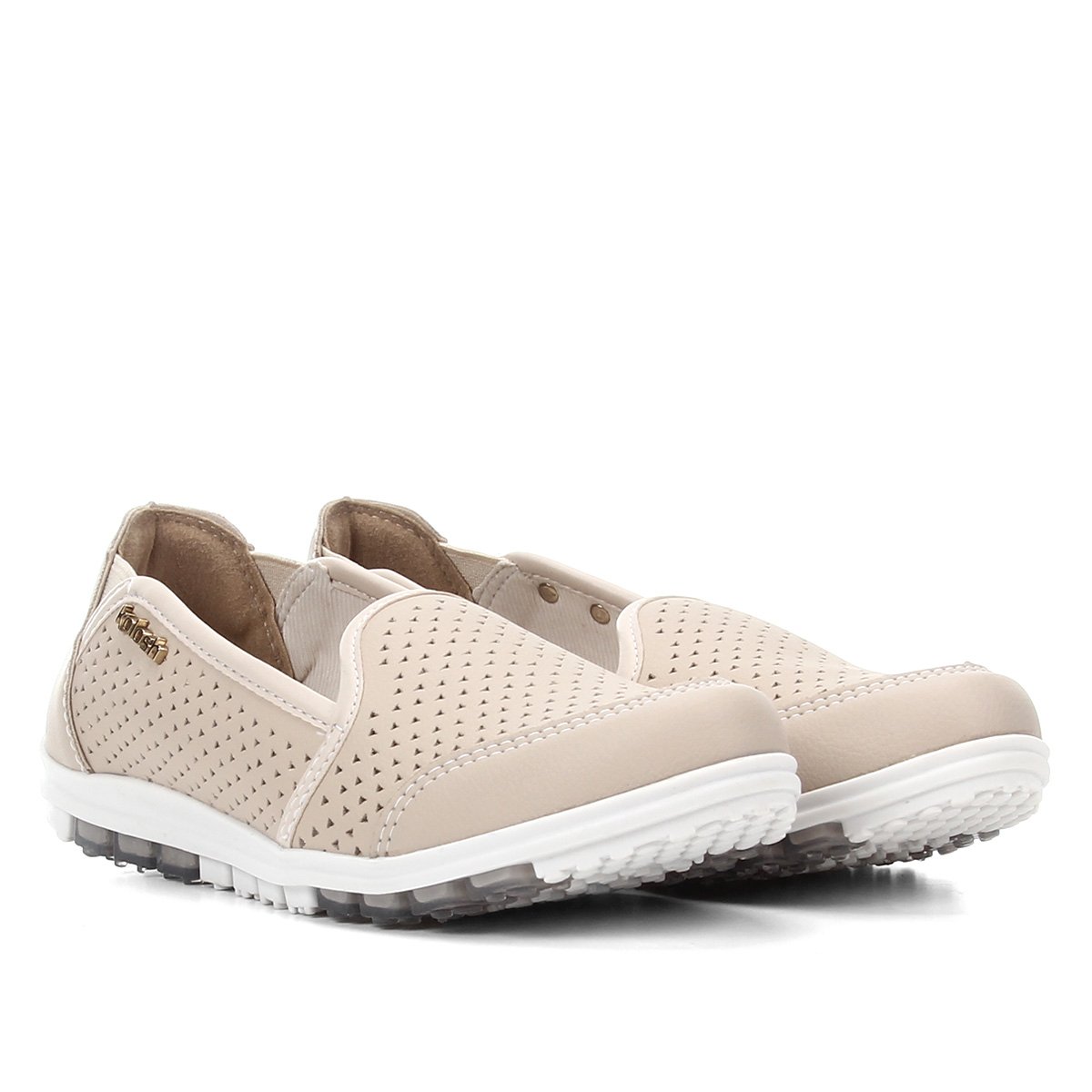 Slip On Kolosh Vazado Feminino - Bege | Zattini