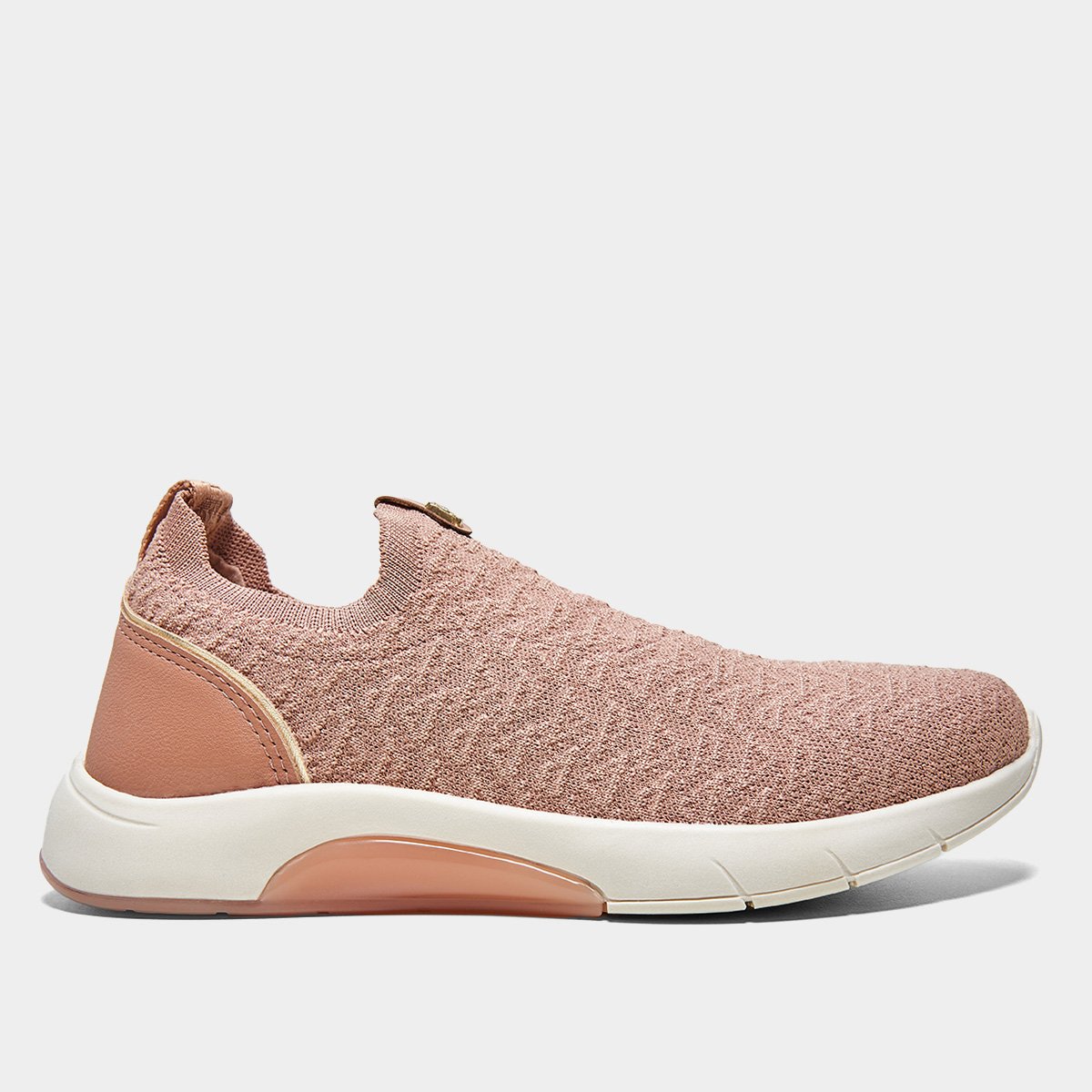 Slip On Modare Casual Feminino - Nude Menor preço em Slip On Modare Casual Feminino - Nude