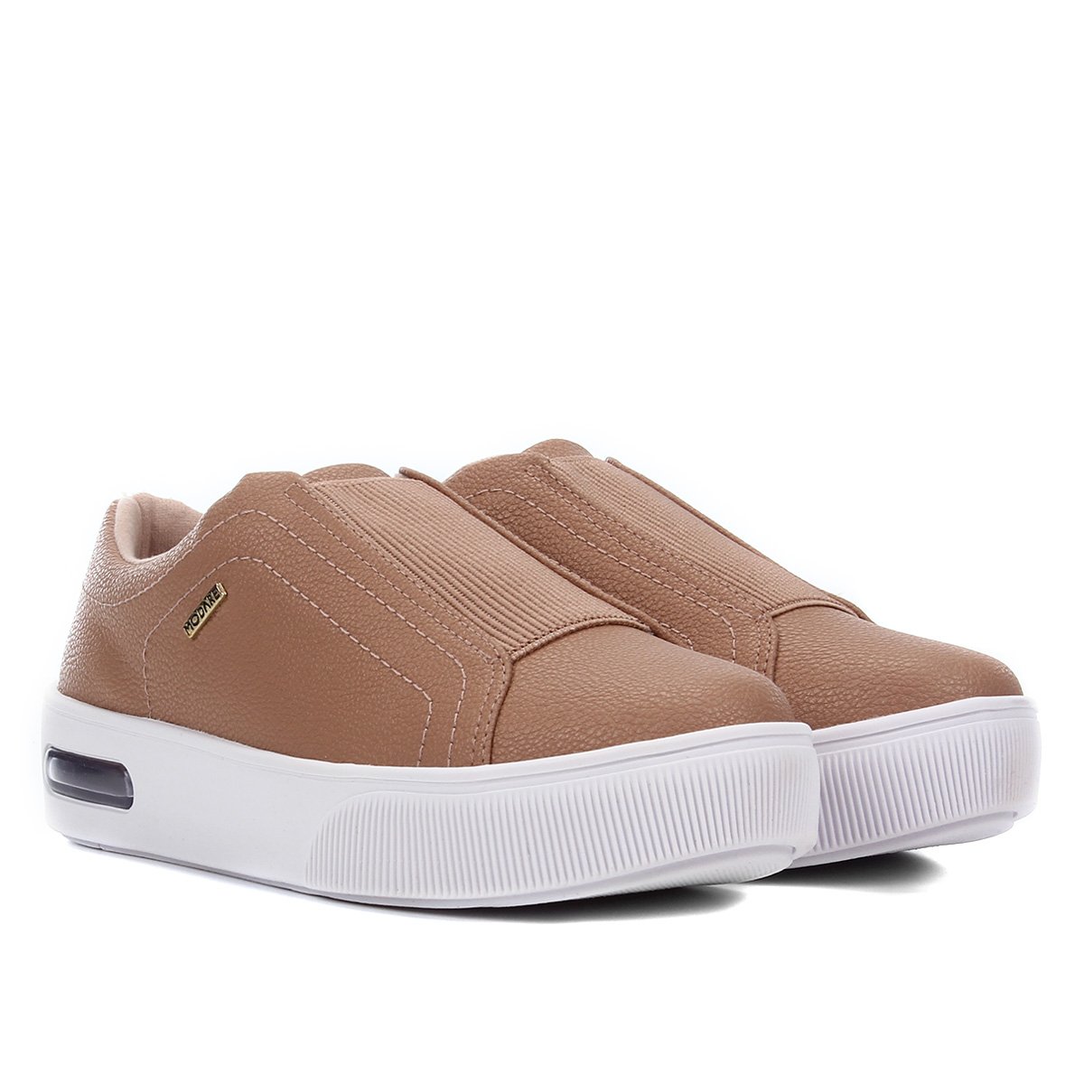 Slip On Modare Elástico Feminino - Nude | Zattini