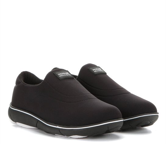 Slip On Modare Lycra Feminino - Preto