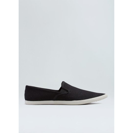 Slip On Osklen Vidigal Lona Feminino - Preto