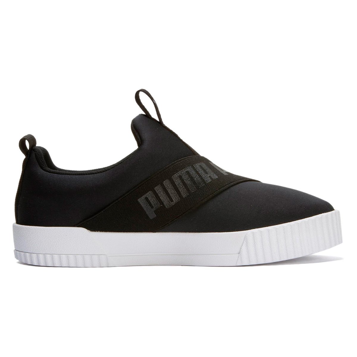 Slip-On Puma Carina Bdp Feminino - Preto+Branco Menor preço em Slip-On Puma Carina Bdp Feminino - Preto+Branco