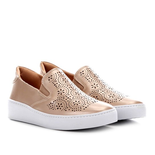 Slip On Ramarim Laser Feminino - Nude