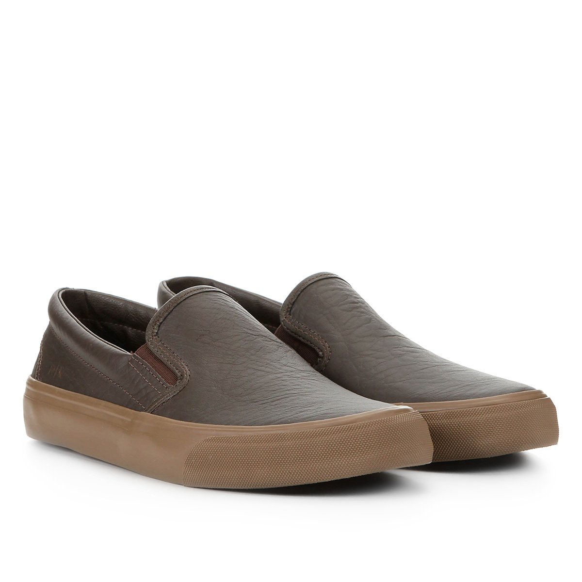 Slip On Reserva Liso Masculino - Marrom Escuro | Zattini
