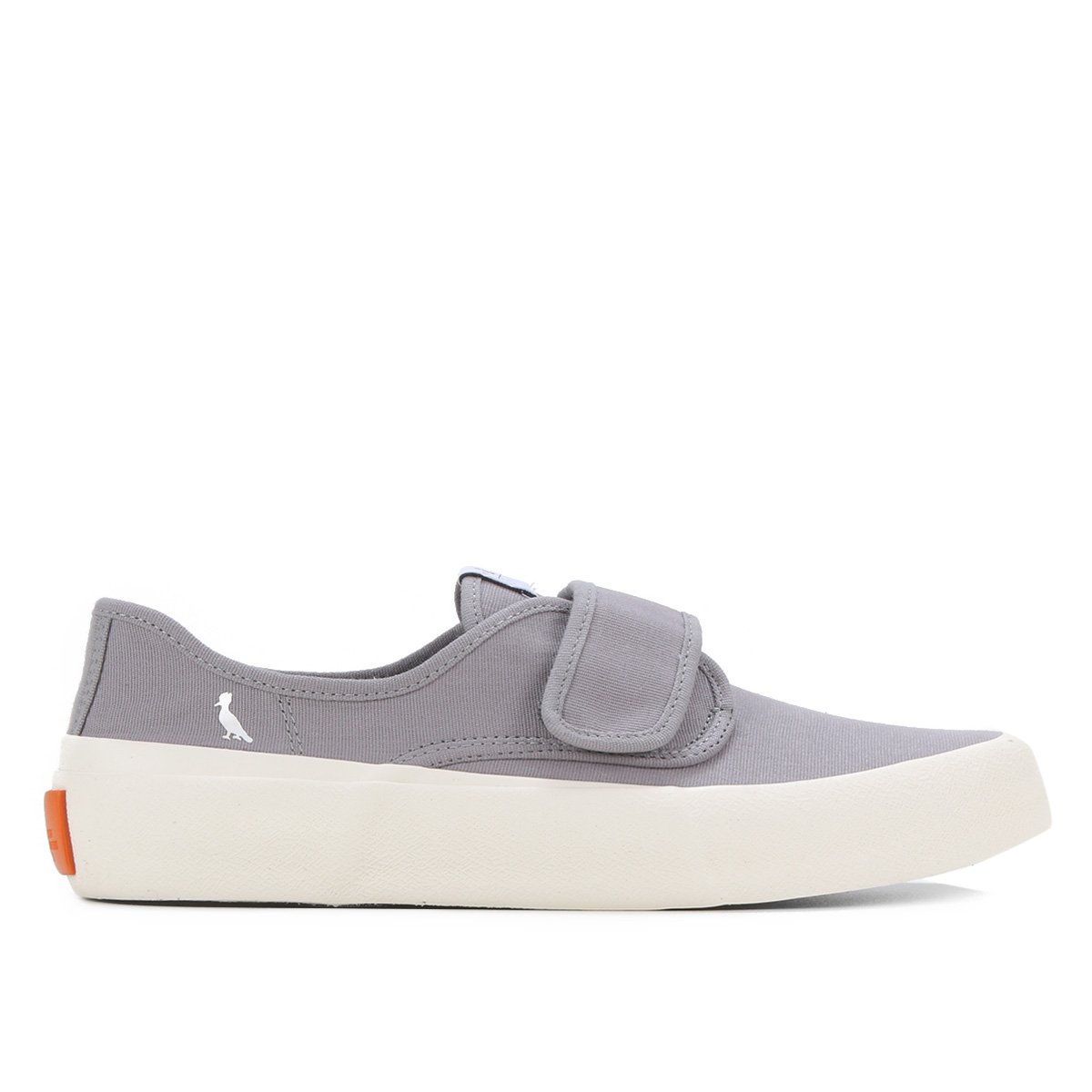 Slip On Reserva Lona Tira Masculino - Cinza Menor preço em Slip On Reserva Lona Tira Masculino - Cinza