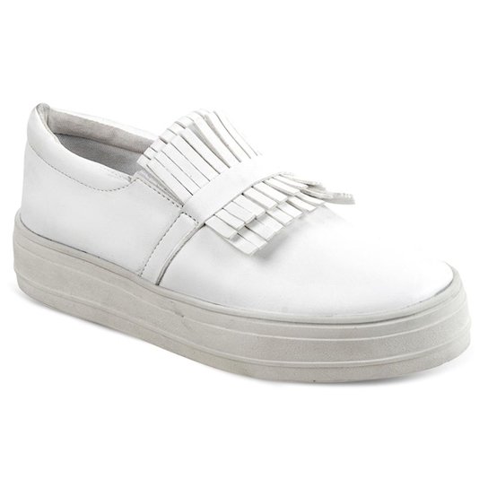 Slip On Sandro & Co Feminino - Branco