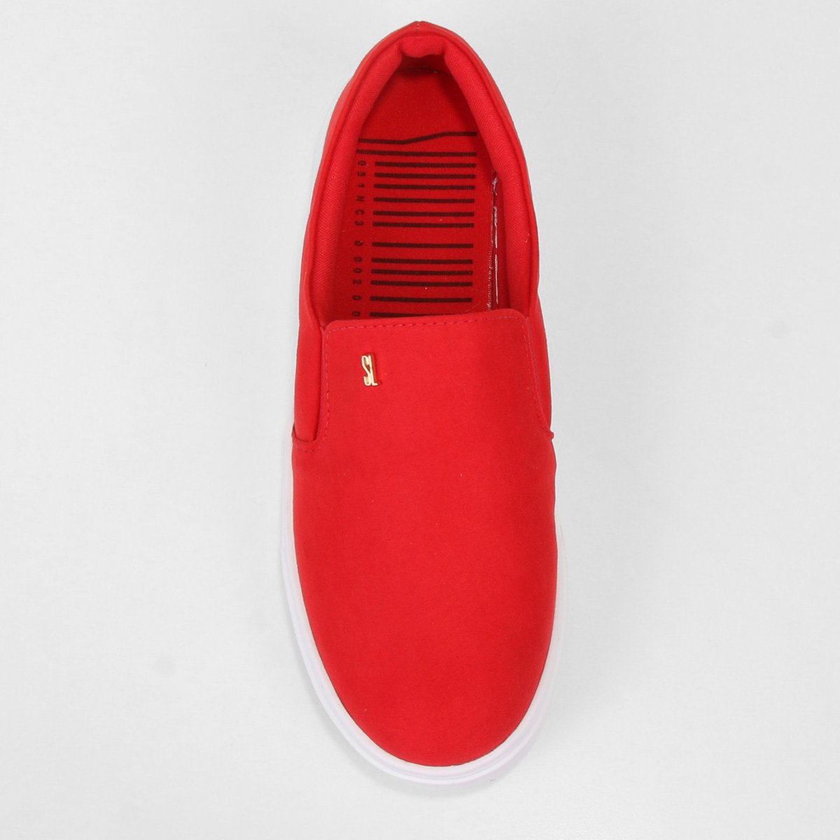 Tênis Slip On Santa Lolla em Suede Feminino - Vermelho | Netshoes
