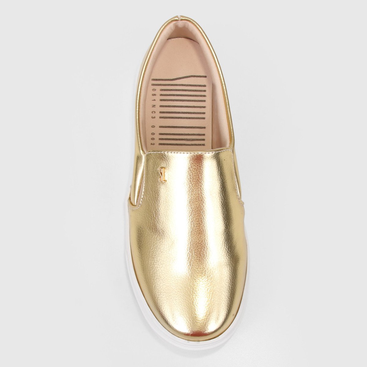 slip on santa lolla dourado