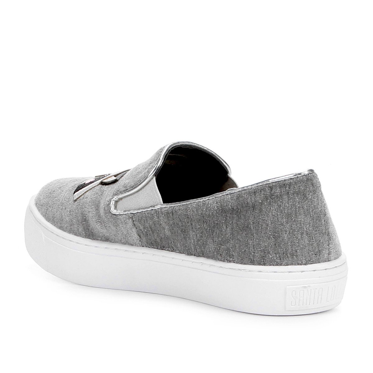 slip on santa lolla camurça