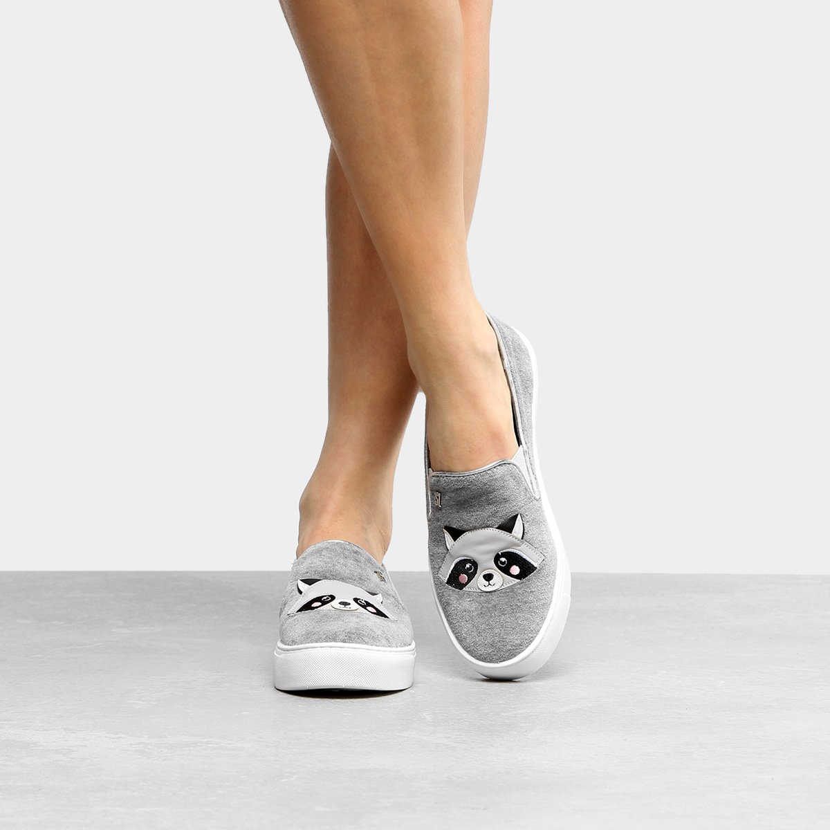 slip on santa lolla camurça