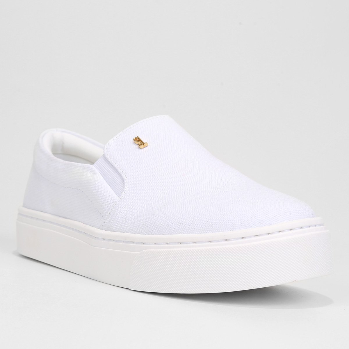 Slip On Santa Lolla Lona Básico Feminino - Branco | Zattini