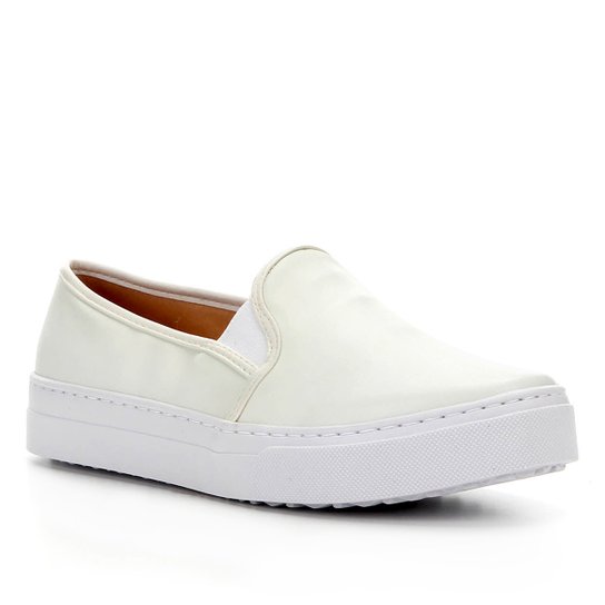 Slip On Shoestock Basic Feminino - Branco