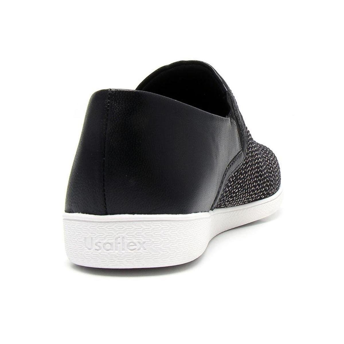 tênis usaflex slip on tramado feminino