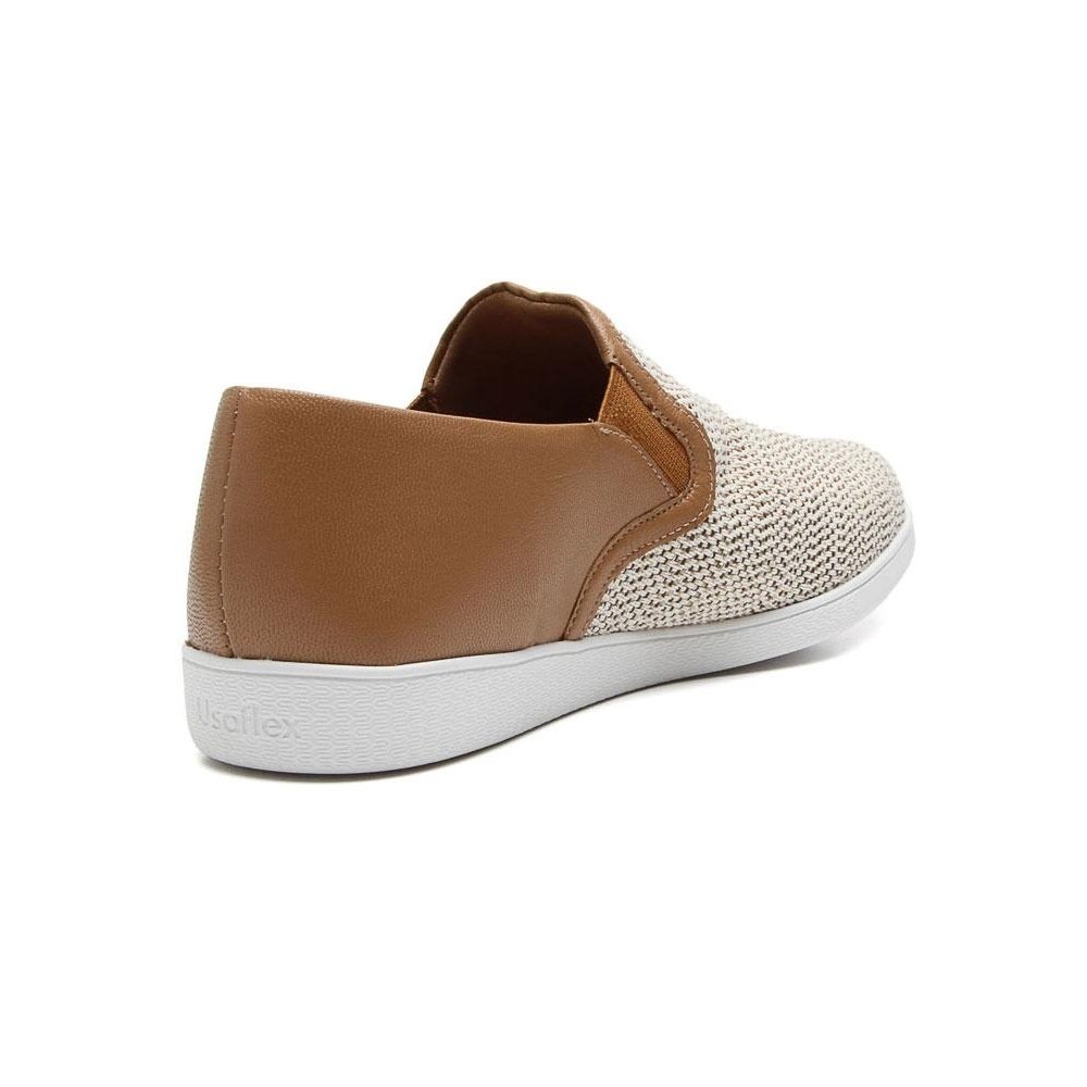 tênis usaflex slip on tramado feminino