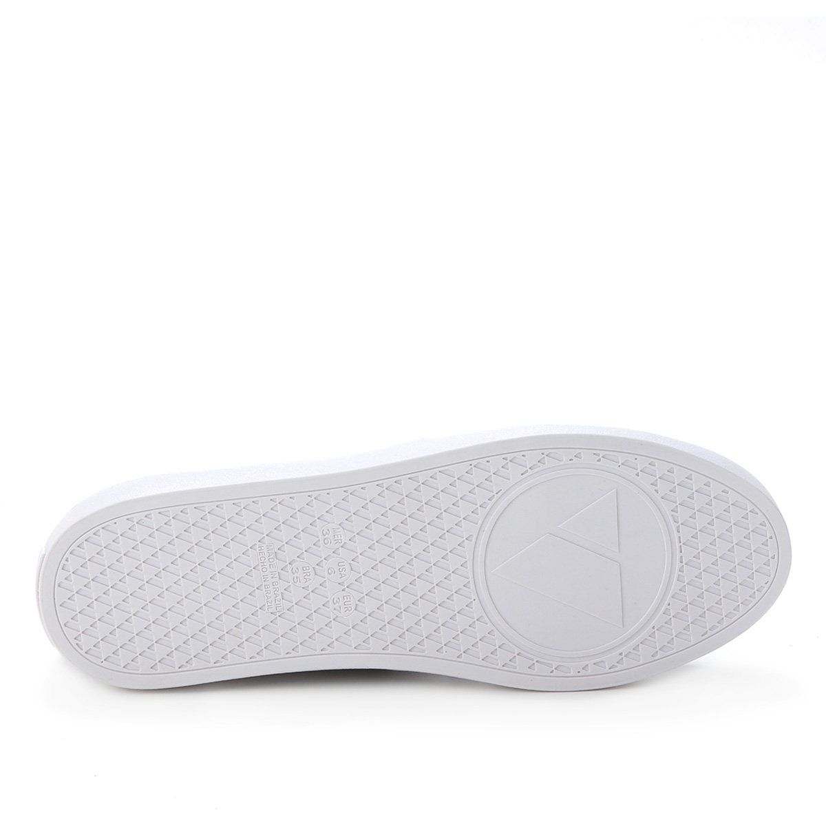 Slip On Via Uno Básico Liso Feminino - Preto | Zattini