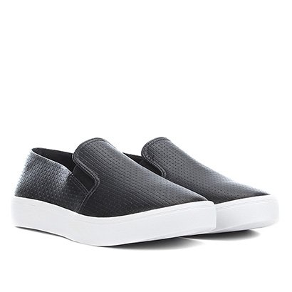 slip on via uno perfuros preto