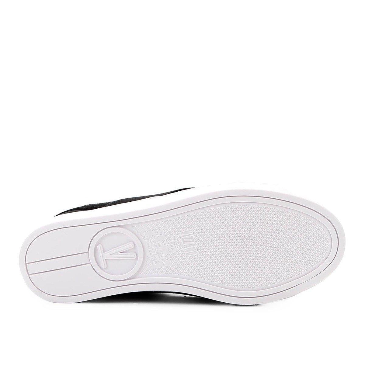 slip on vizzano elástico preto