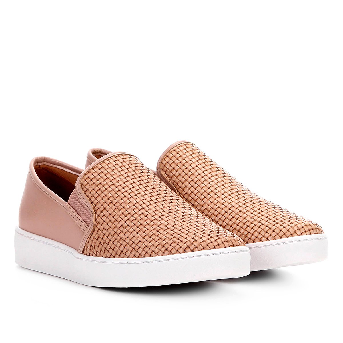 slip on vizzano tramado feminino