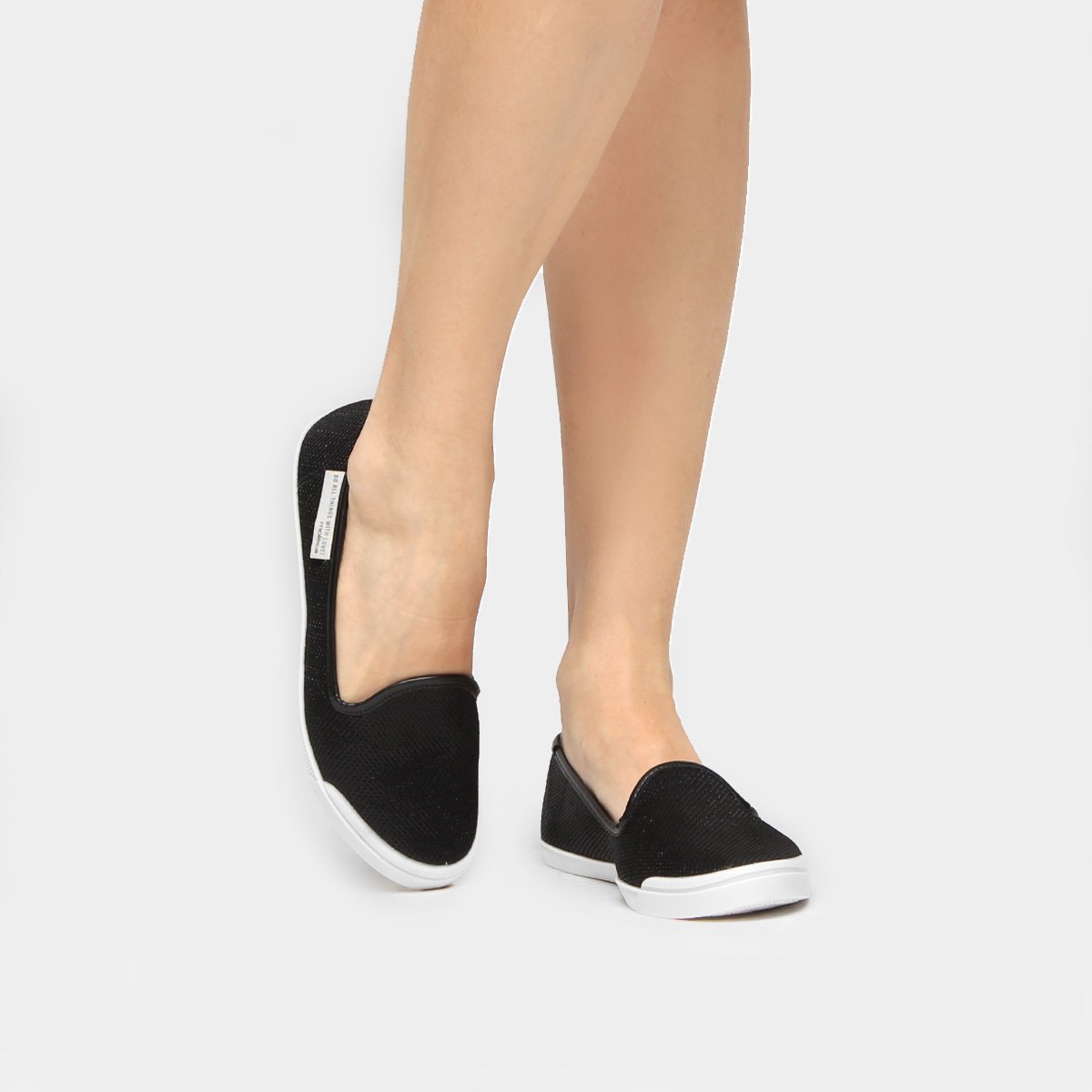 slipper moleca preto