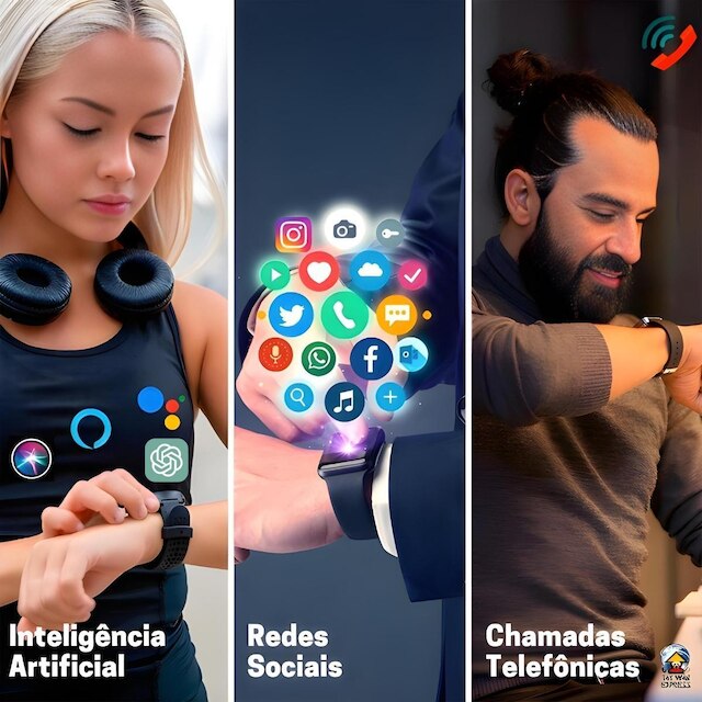 Smart Watch Masculino Feminino Haylou Watch 2 Pro Amoled Notificações Chamadas Bateria Longa Duração