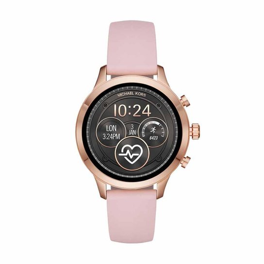 Smartwatch Michael Kors Runway Feminino - Rosa