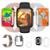 Smartwatch W59 Mini Relogio P/Pulso Fino Original C/2 Pulseira Pelicula Case Android iOS Bluetooth - Rosa