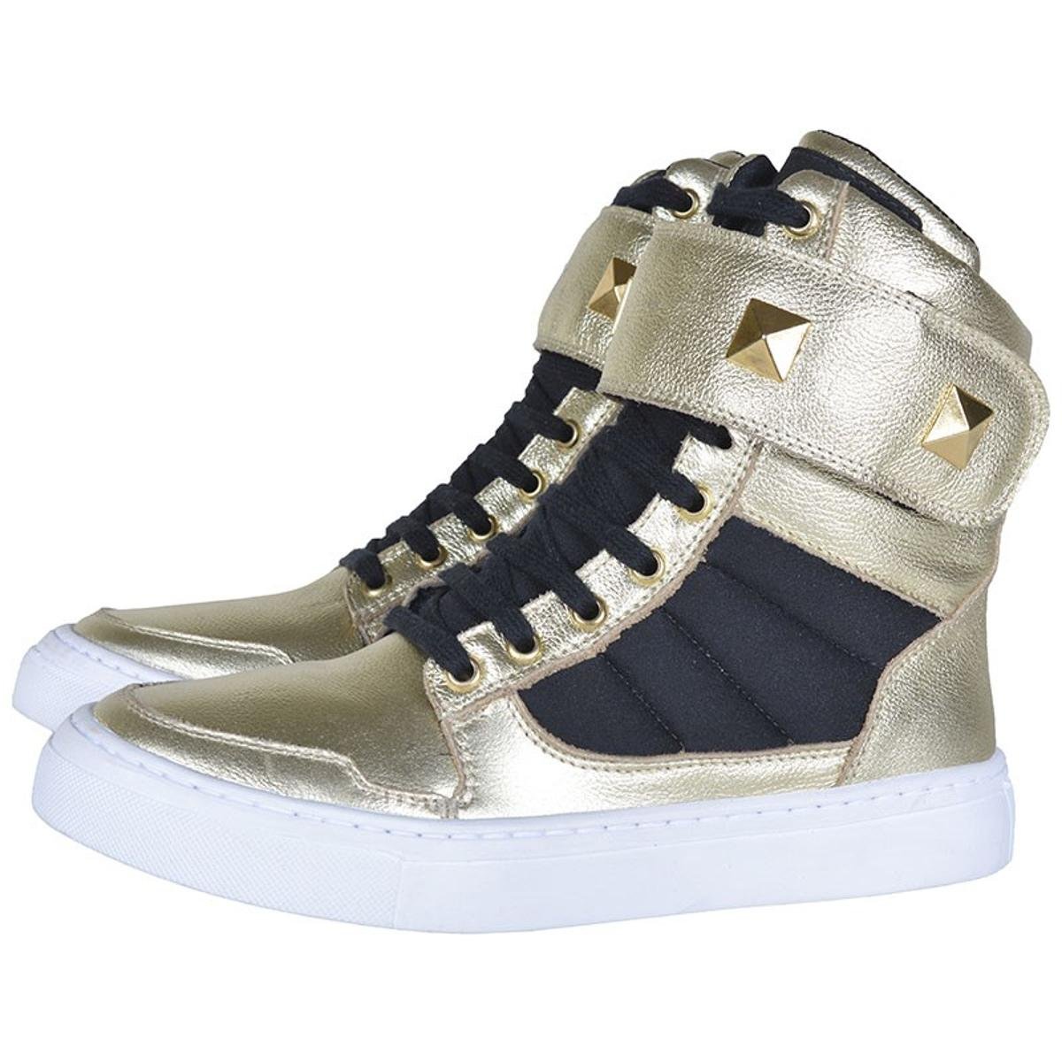 sneaker dourado