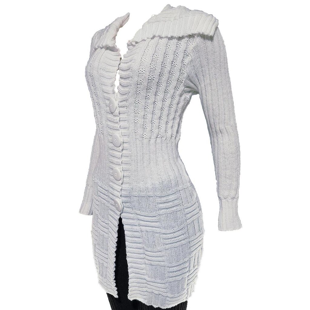 Sobretudo Feminino em Tricô Canetran Texturizado - Katlen Tricot