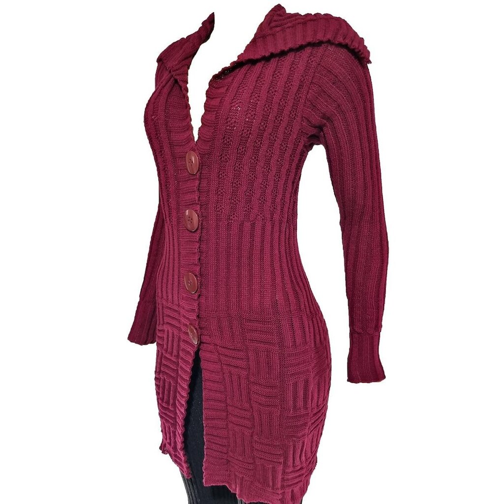 Sobretudo Feminino em Tricô Canetran Texturizado - Katlen Tricot