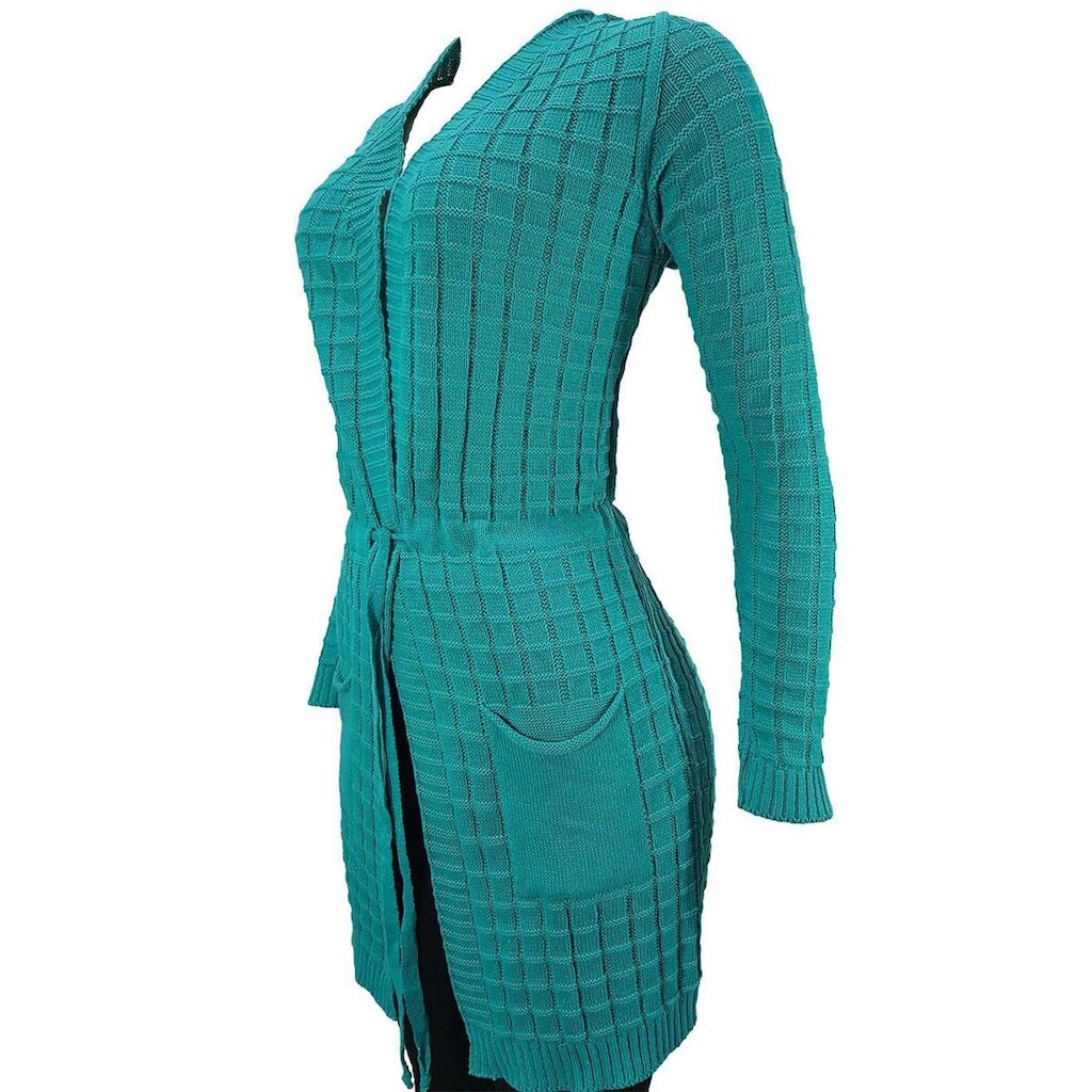 Sobretudo Feminino Links Bolso - Katlen Tricot