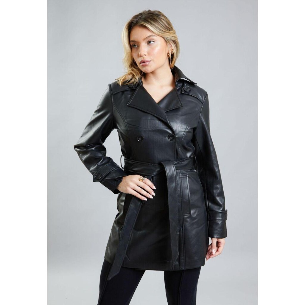 Sobretudo Feminino Trench Coat Casaco Longo Dialogo Jeans