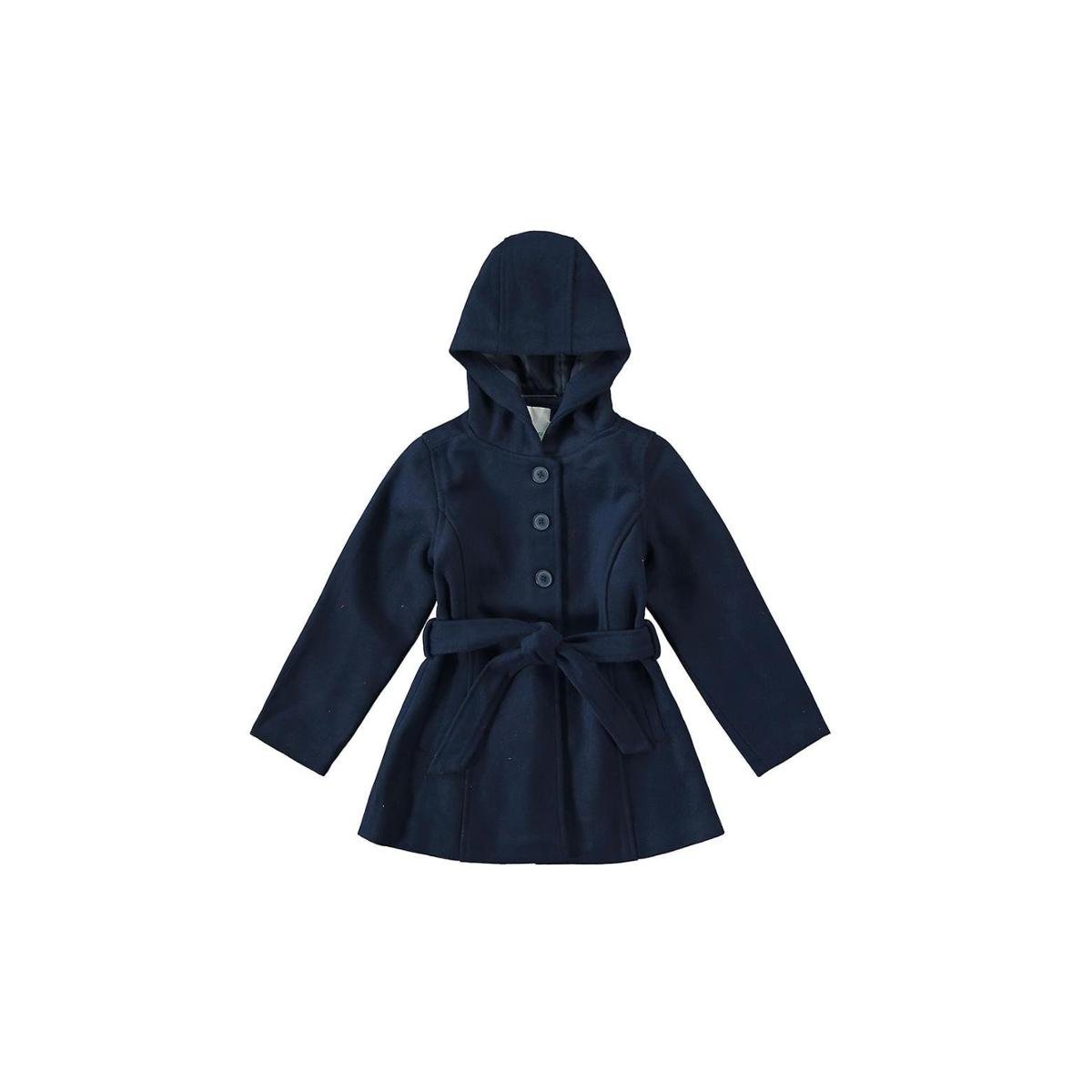 Sobretudo Infantil Malwee em Lã com Capuz Feminino - Azul Escuro Menor preço em Sobretudo Infantil Malwee em Lã com Capuz Feminino - Azul Escuro