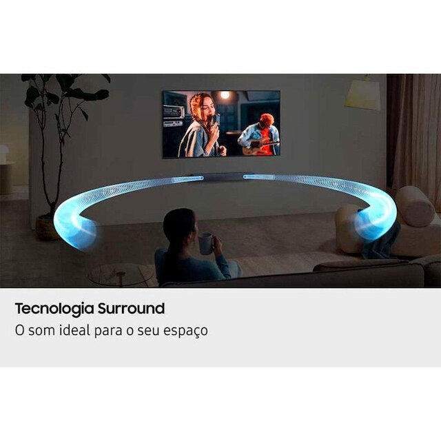Soundbar Samsung HW-B400F 2.0 Canais, com Subwoofer Integrado, Dolby Audio, Bluetooth, - HW-B400F/ZD