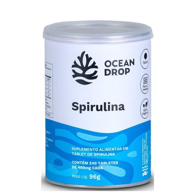 Spirulina 240 tabletes Ocean Drop