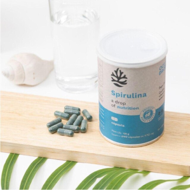Spirulina 240 tabletes Ocean Drop