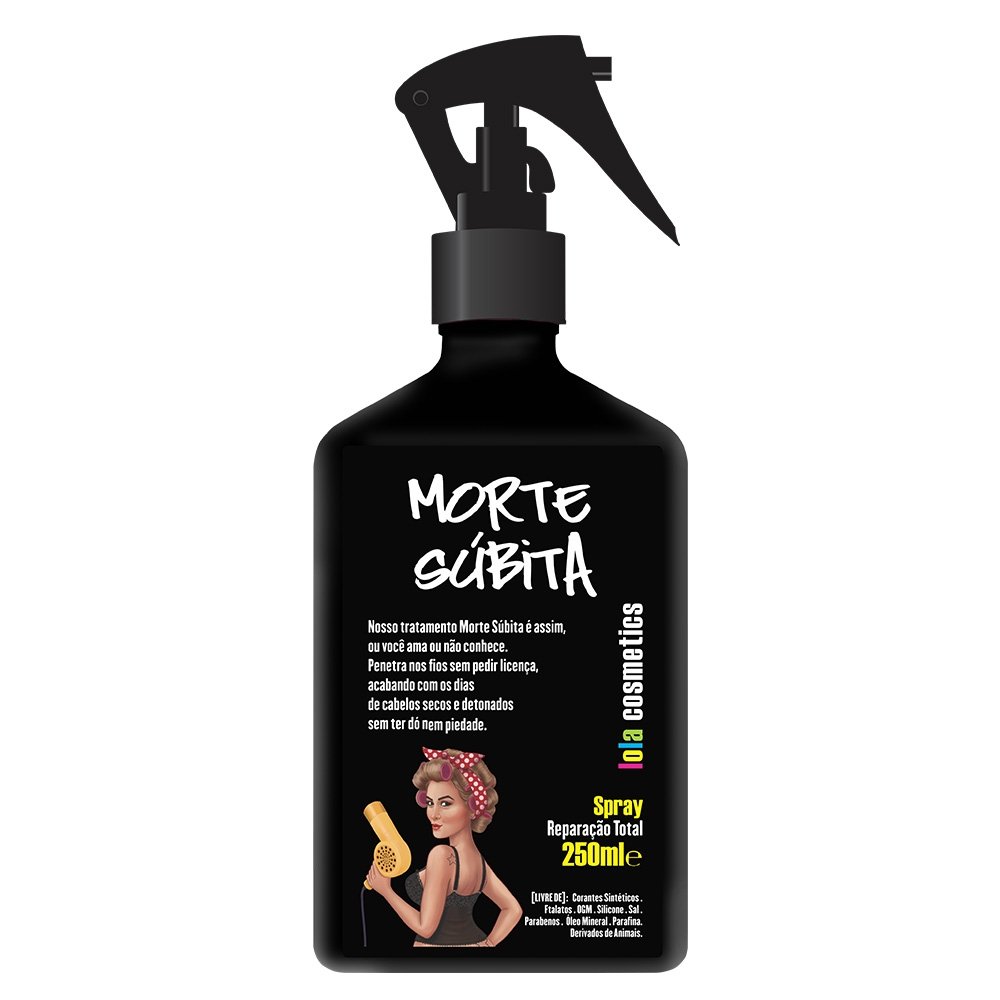 Spray Hidratante Lola Cosmetics - Morte Súbita Reparação Total 250ml - Incolor é ruim? Spray Hidratante Lola Cosmetics - Morte Súbita Reparação Total 250ml - Incolor é boa?