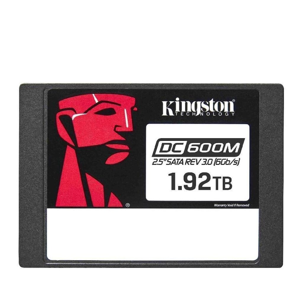 SSD Kingston DC600M Mixed-Use 1.92TB, SATA III 2.5 Leitura:560 MB/s Gravação:530 MB/s SEDC600M/1920G