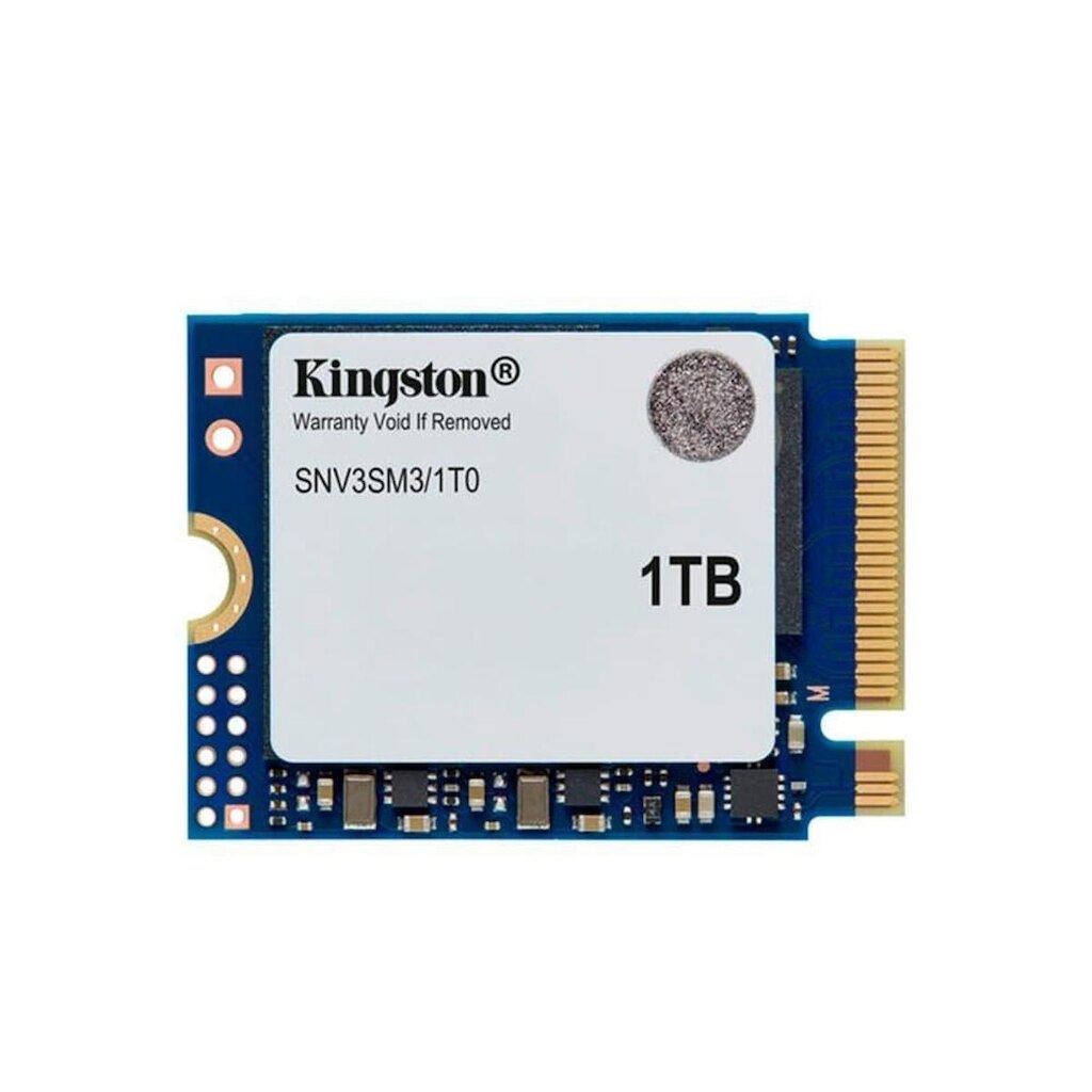 SSD Kingston NV3, 1TB, M.2 2230, NVMe PCIe 4.0, Leitura 6.000 MB/s, Gravação 5.000 MB/s SNV3SM3/1T0