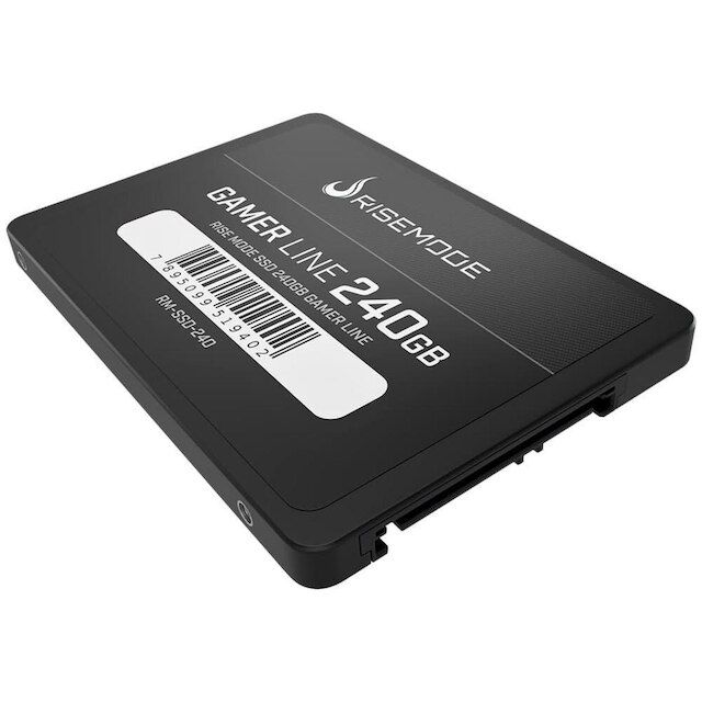 SSD Rise Mode Gamer Line, 240GB, SATA III, Leitura: 530MB/s, Gravação: 520MB/s, Preto - RM-SSD-240