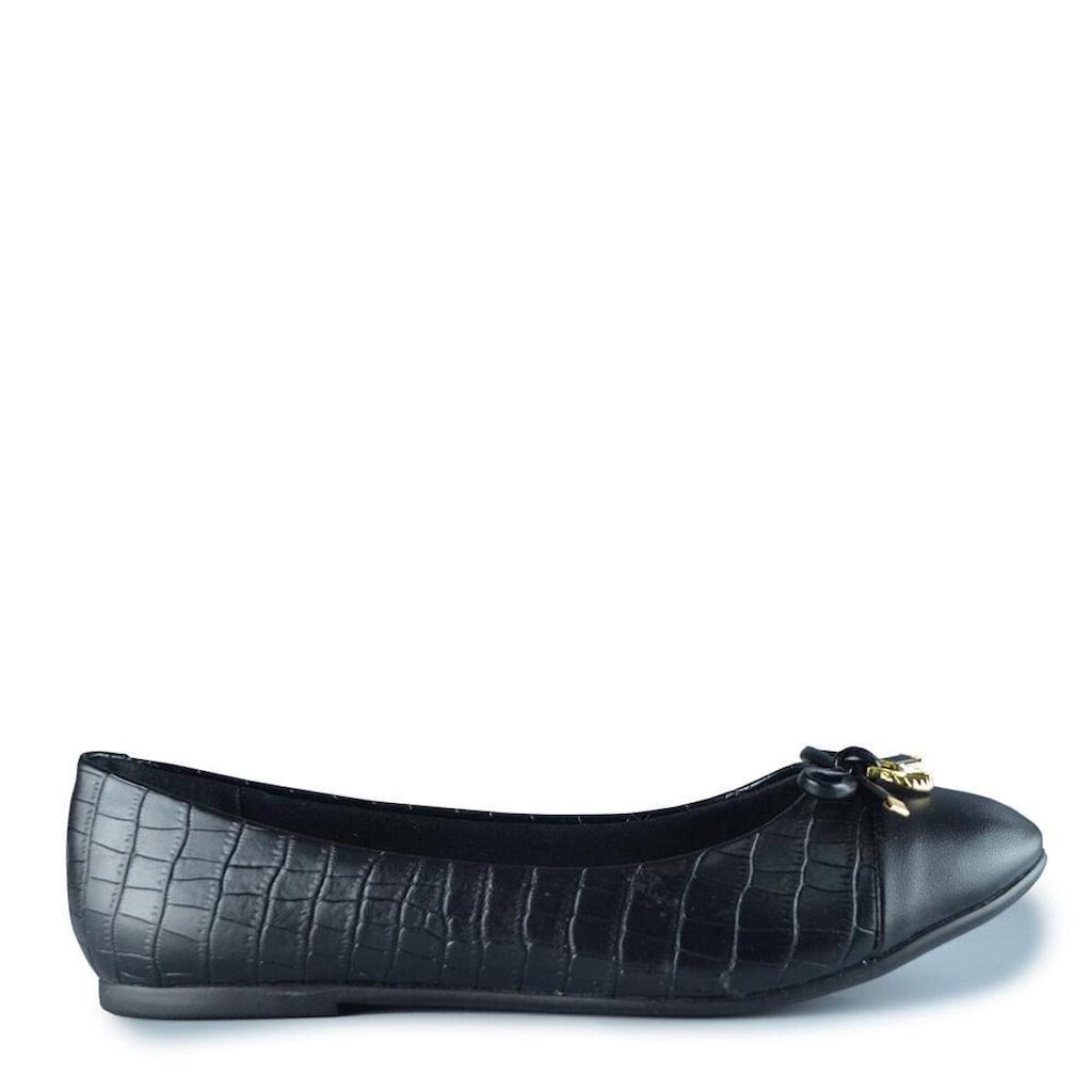 SUA CIA Sapatilha Sua Cia Feminina 8303.16617 CROCO BABY PRETO 33