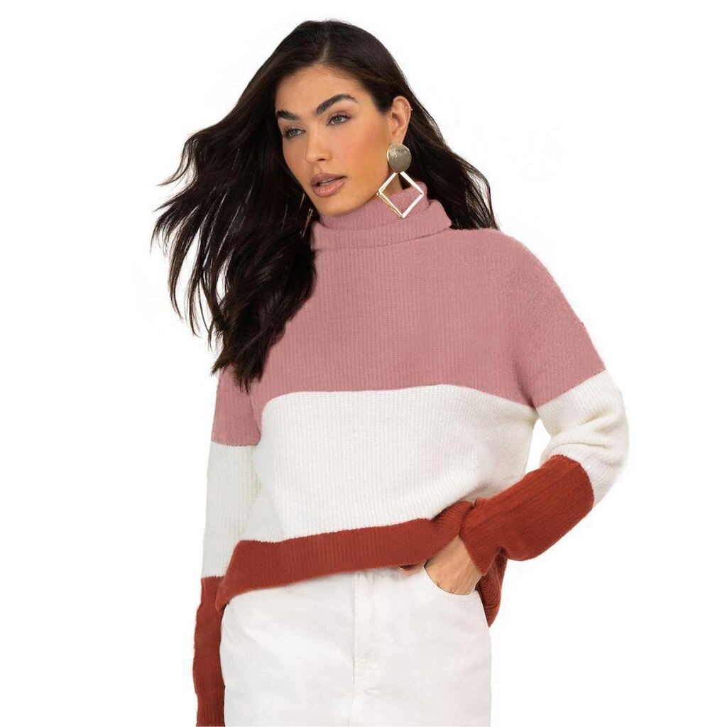 Sueter Blusa Feminina Gola Alta Endless Rovitex