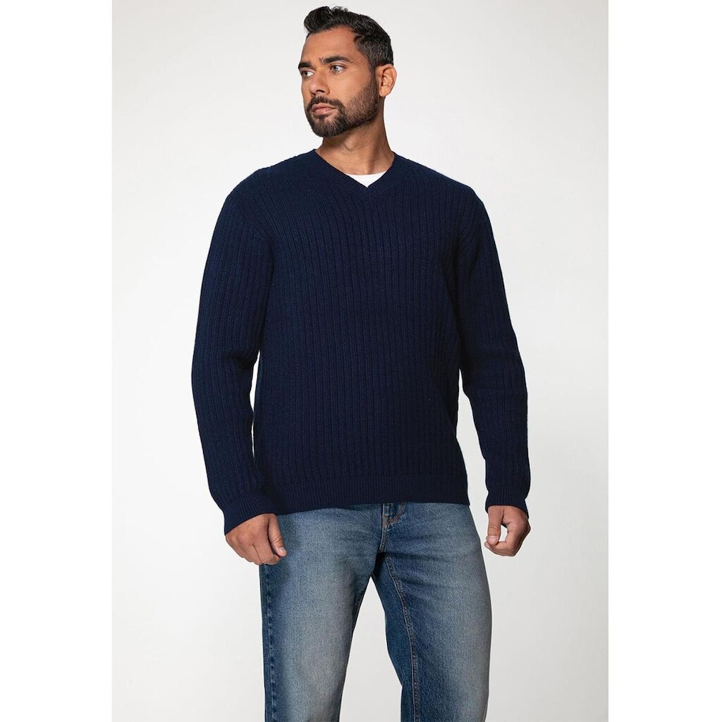 Suéter de Tricot Azul Escuro