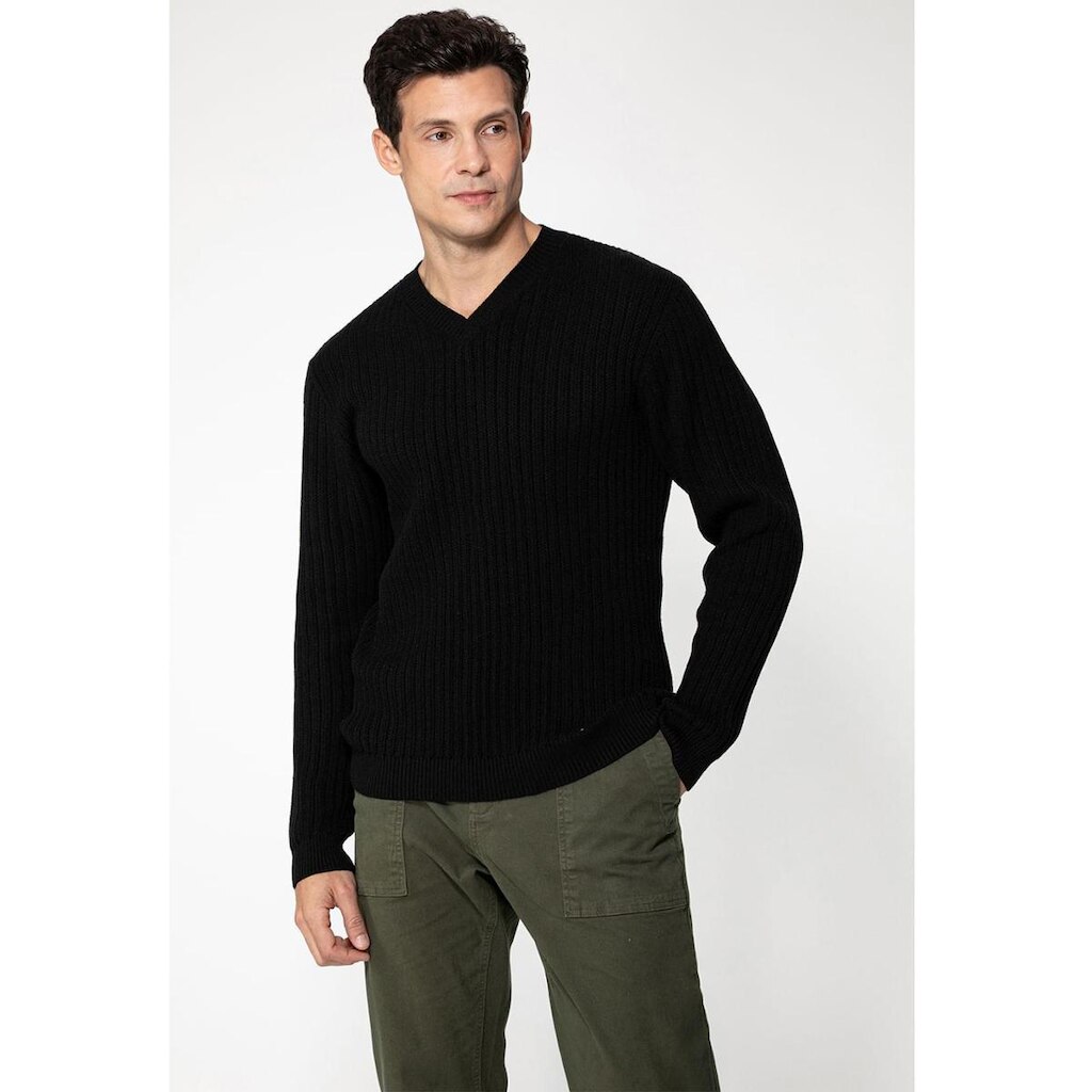 Suéter de Tricot Preto